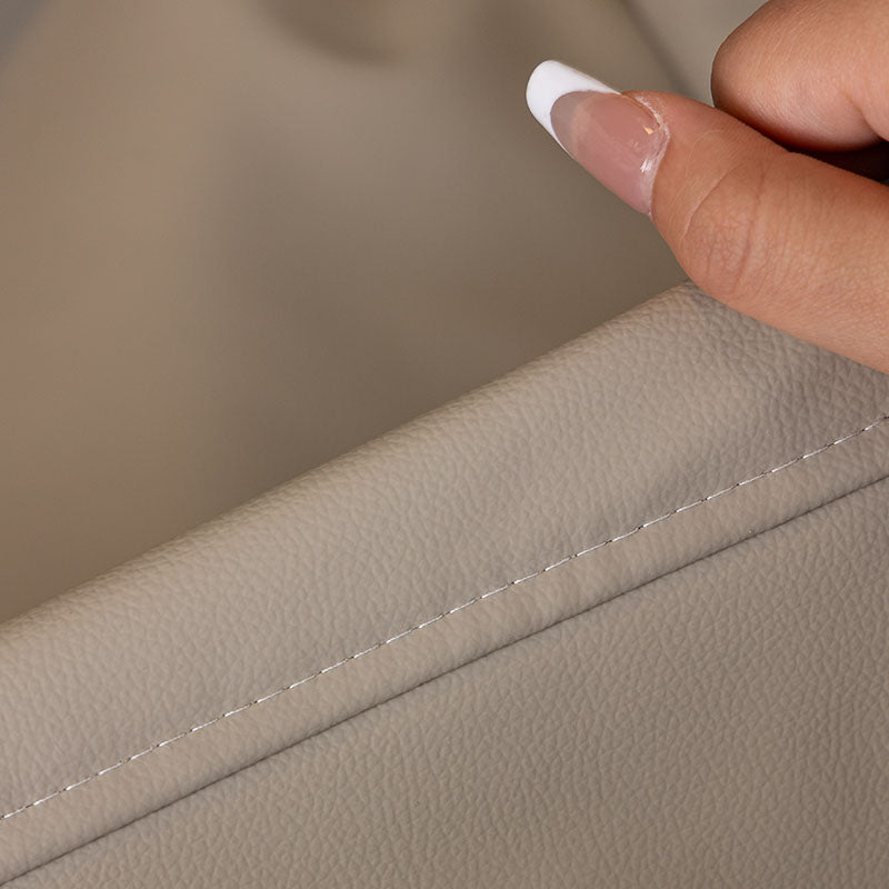 Jeté de Canapé en Simili Cuir Imperméable Beige