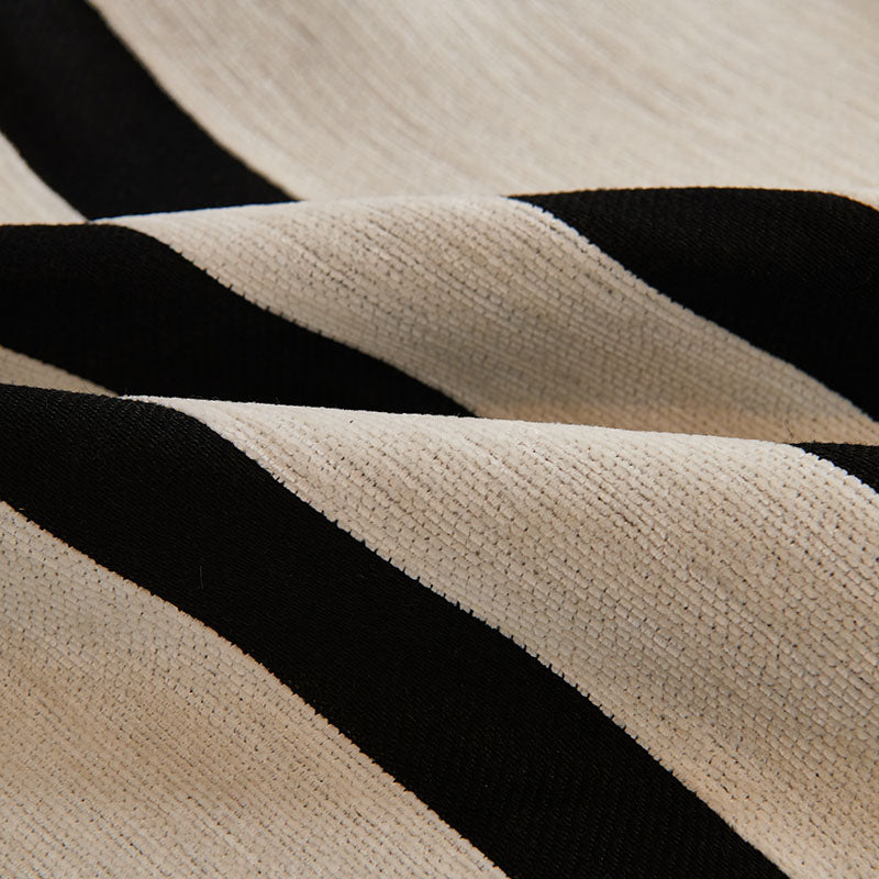 Jeté de Canapé Tissé Lettres Modernes Blanc