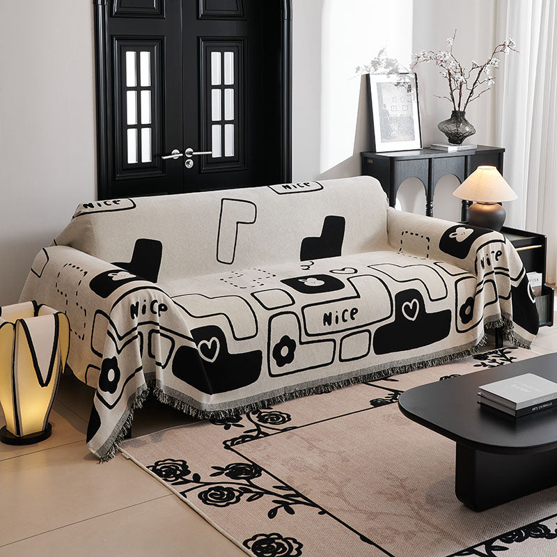 Jeté de Canapé Tissé Nice