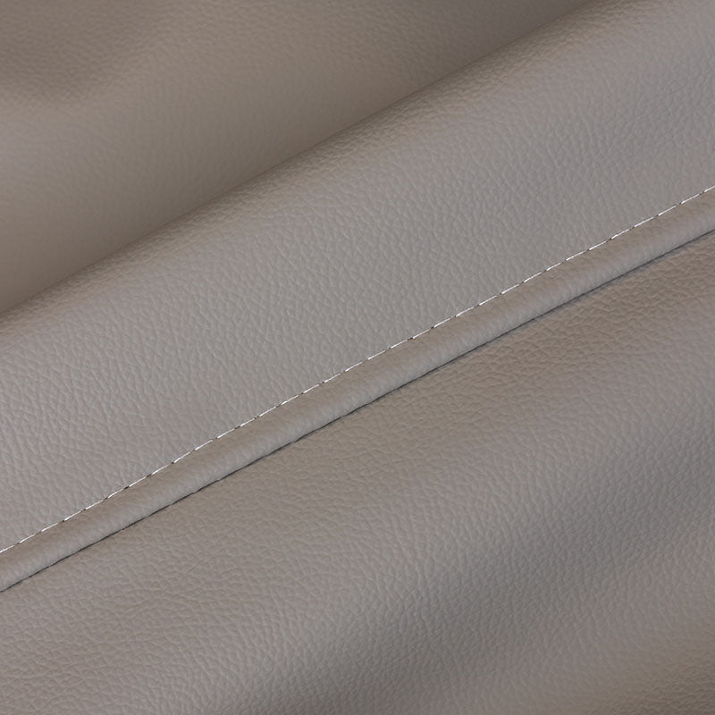 Jeté de Canapé en Simili Cuir Imperméable Gris Clair