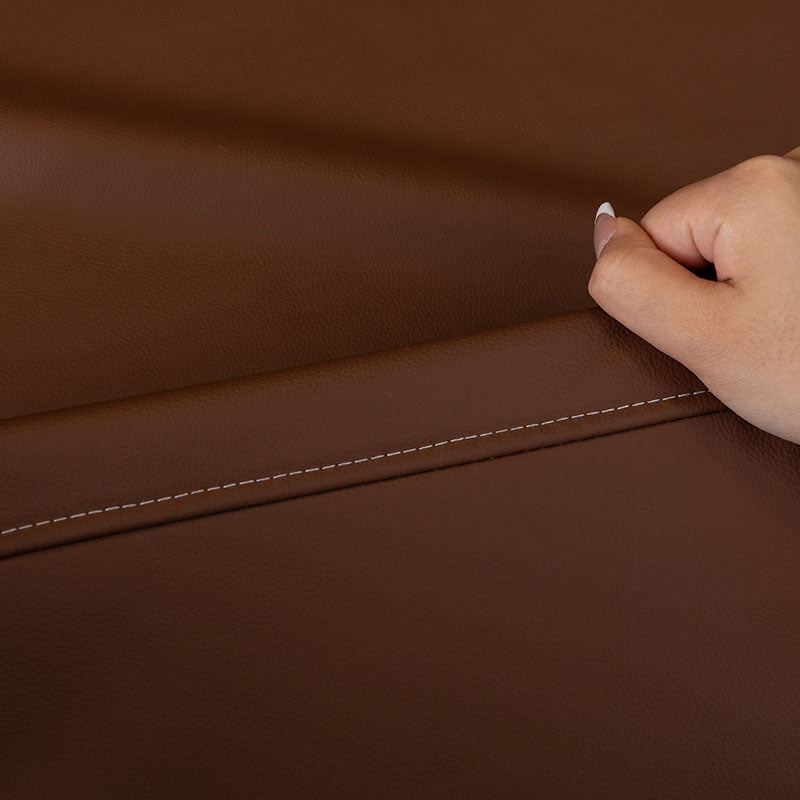 Jeté de Canapé en Simili Cuir Imperméable Marron