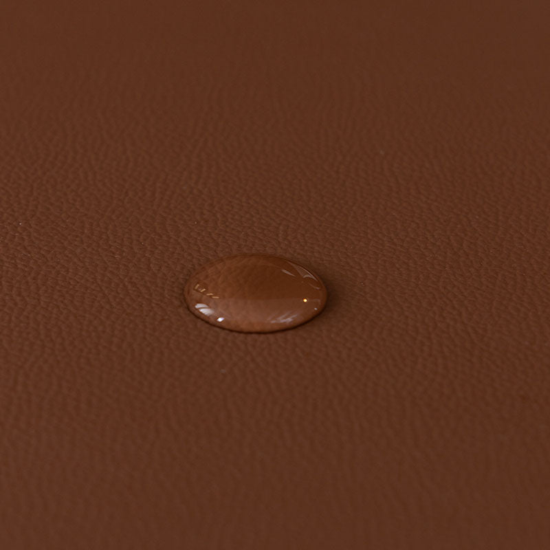 Jeté de Canapé en Simili Cuir Imperméable Marron