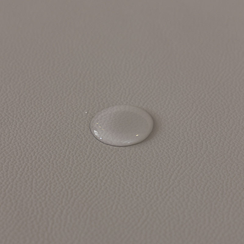 Jeté de Canapé en Simili Cuir Imperméable Gris Clair