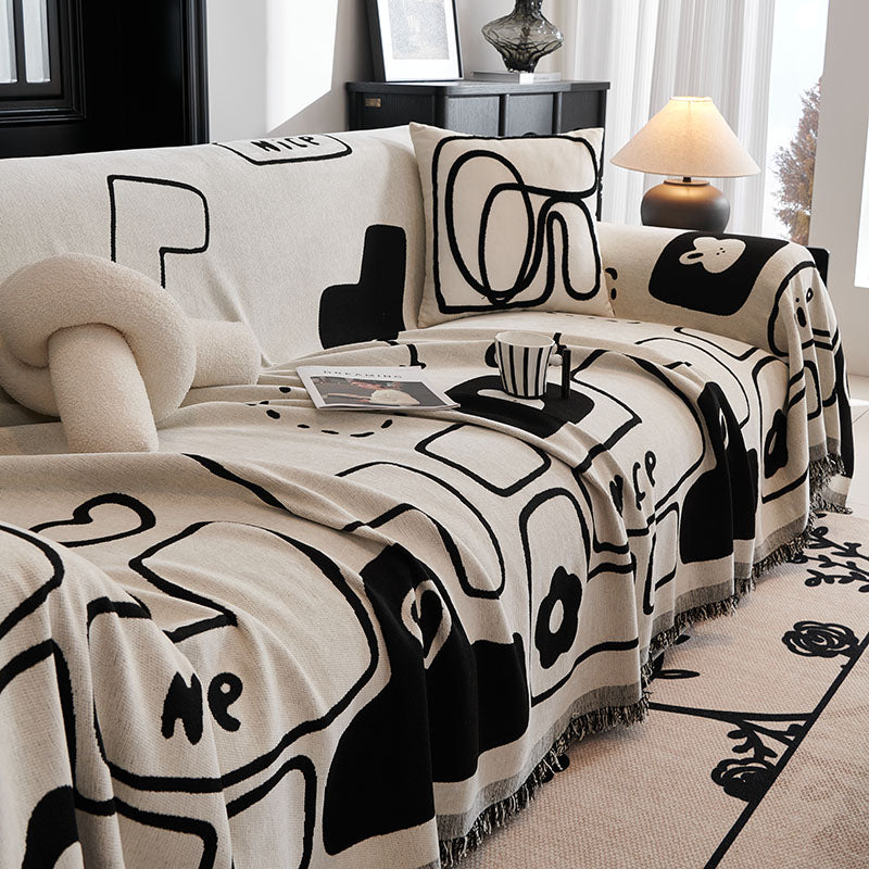 Jeté de Canapé Tissé Nice