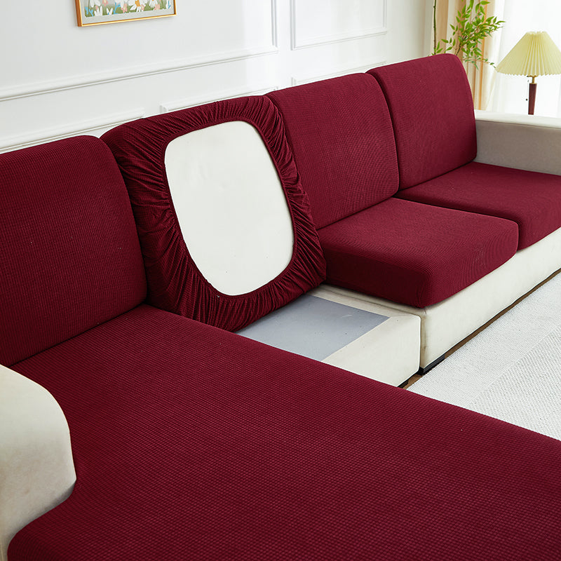 EasyDrap™ Bordeaux - Housse Déperlante Pour Coussin de Canapé