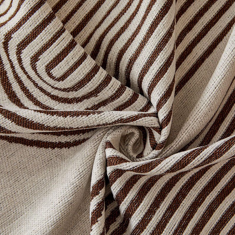 Jeté de Canapé Tissé Arches Marron