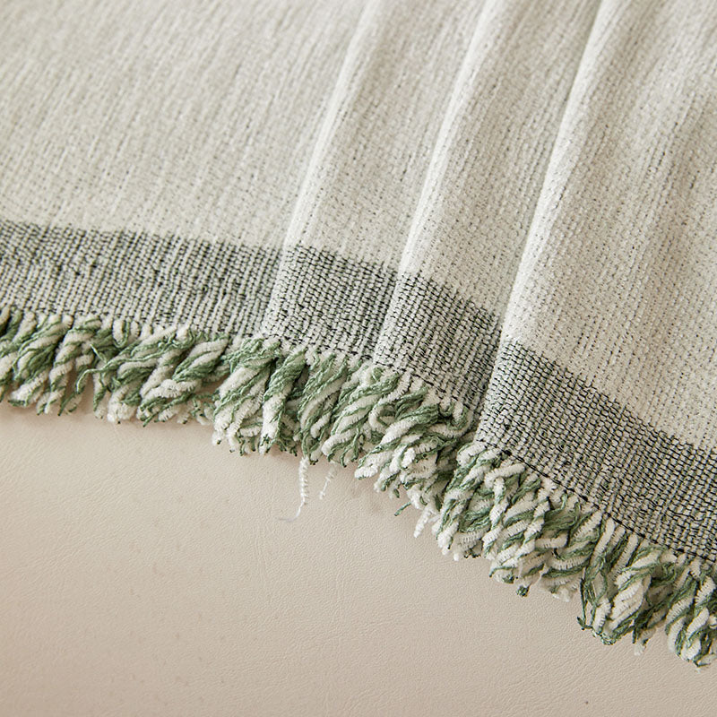 Jeté de Canapé Tissé Arches Vert Menthe