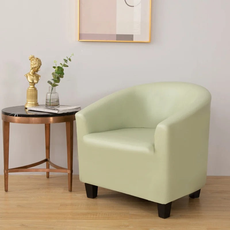 Vert clair - Housse en Simili cuir Imperméable pour Fauteuil Cabriolet