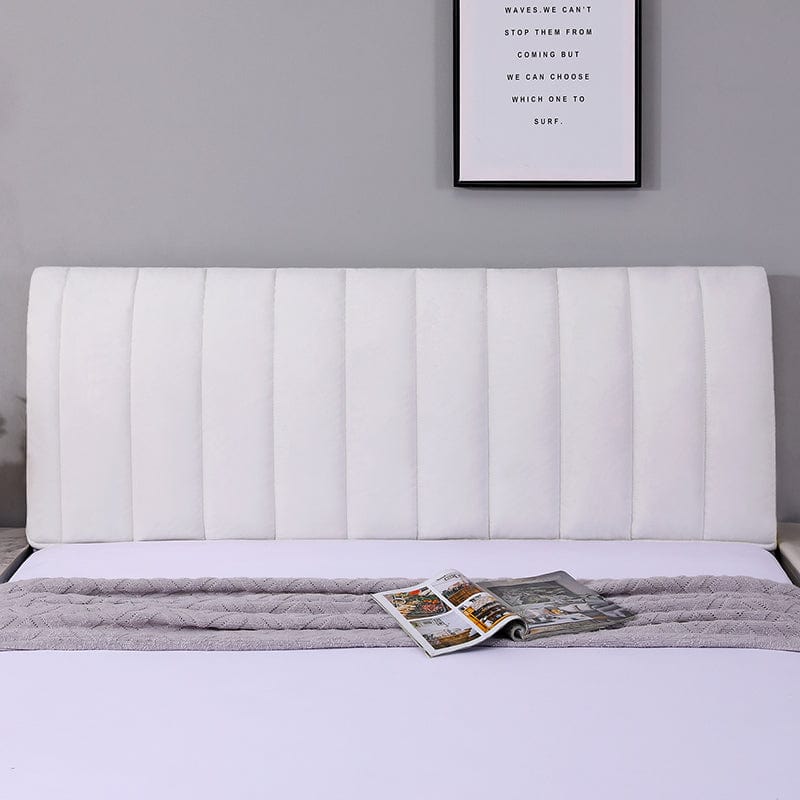 Blanc - Housse de Tête de Lit Élégante La Maison des Housses