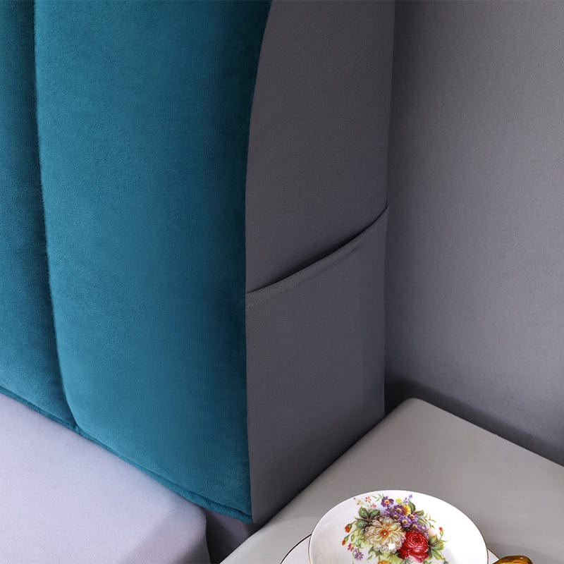 Bleu - Housse de Tête de Lit Élégante La Maison des Housses