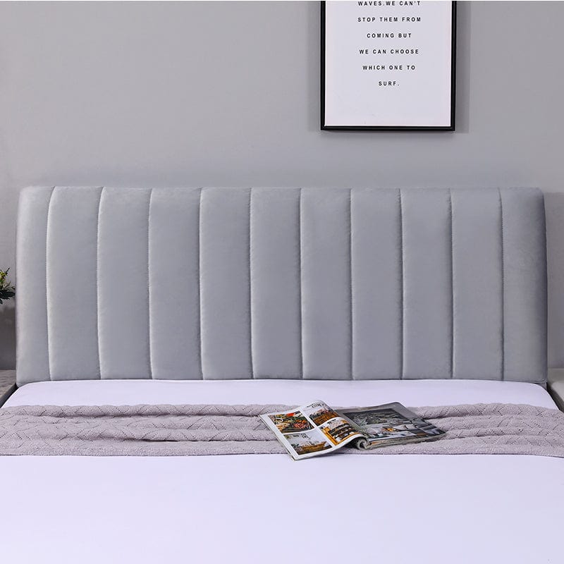 Gris Clair - Housse de Tête de Lit Élégante La Maison des Housses