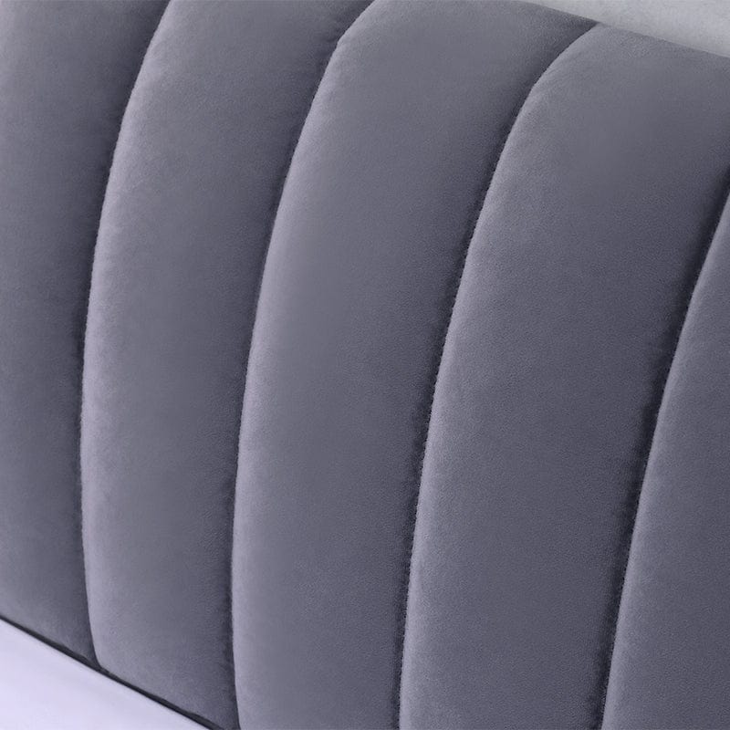 Gris - Housse de Tête de Lit Élégante La Maison des Housses