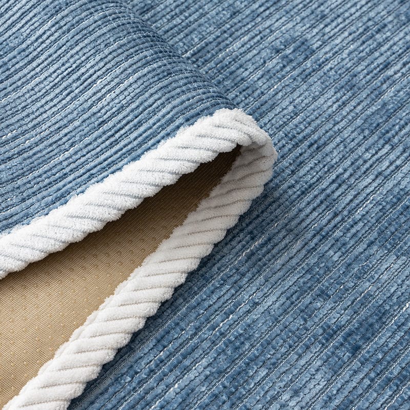 Housse canapé Bleu - Housse de Canapé Antidérapante en Tissu Chenille Côtelé La Maison des Housses