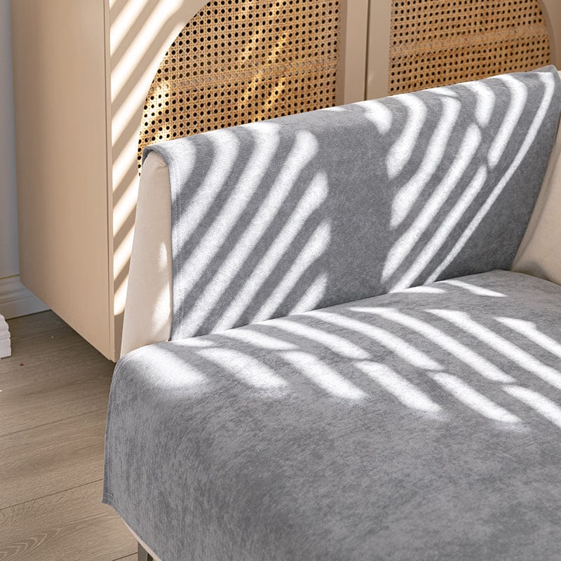 Housse canapé Gris foncé - Housse de canapé antidérapante et imperméable La Maison des Housses