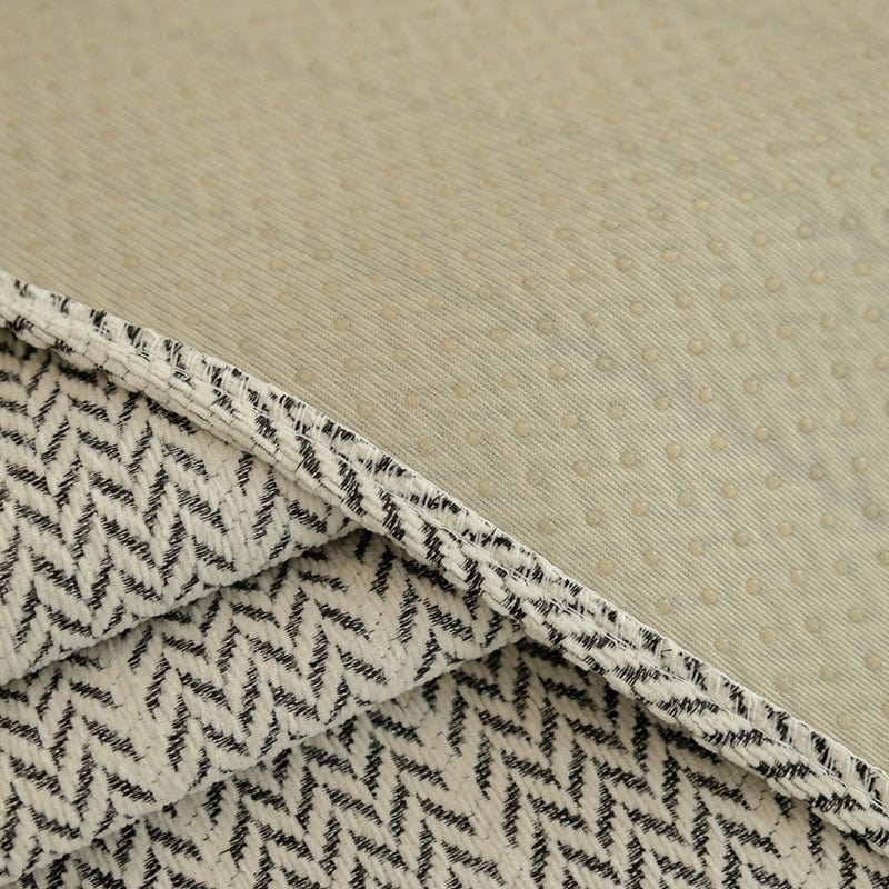 Housse canapé Gris - Housse de Canapé Antidérapante en Tissu Herringbone La Maison des Housses