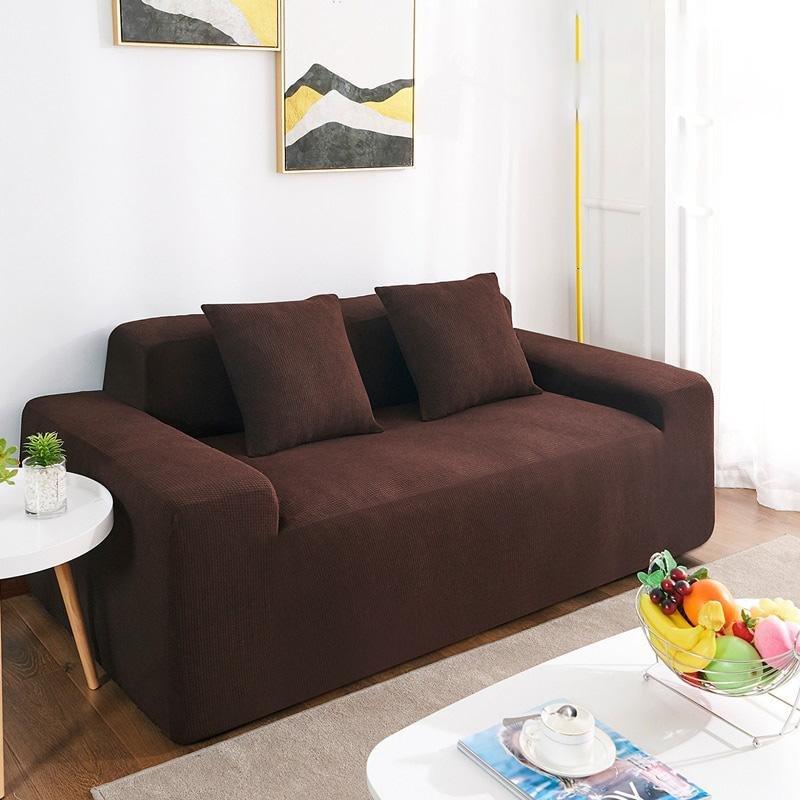 Housse de fauteuil déperlante Chocolat