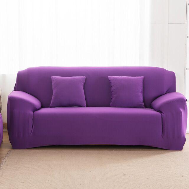 Housse de canapé extensible Pourpre