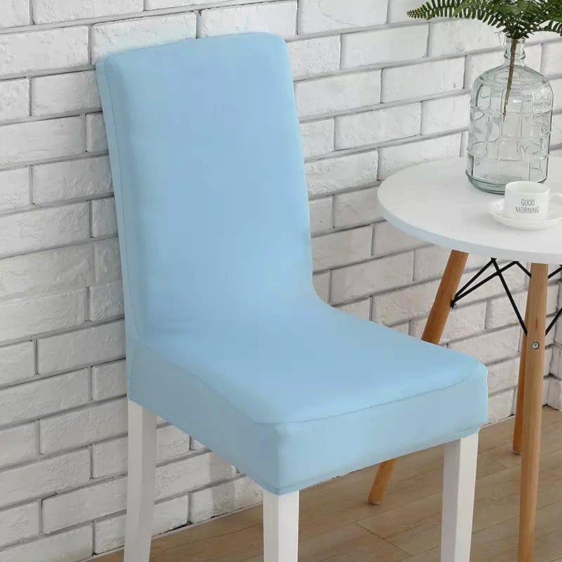 Housse de chaise extensible Bleu clair