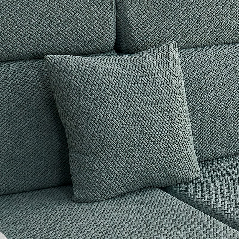 Housse coussin Vert Motif Laine - 1 pièce - Housses de Coussin 45x45cm La Maison des Housses