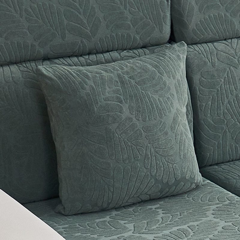 Housse coussin Vert Motif Palmier - 1 pièce - Housses de Coussin 45x45cm La Maison des Housses