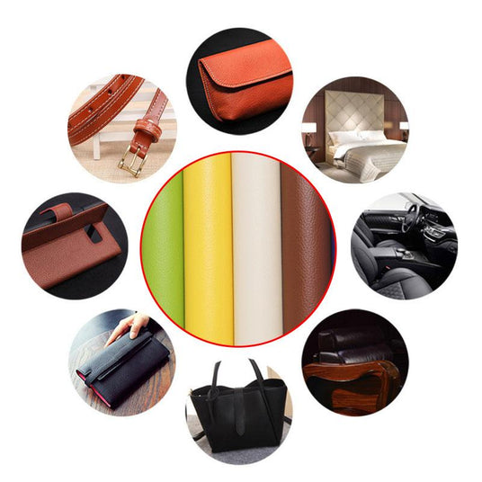 Patch Réparation Cuir Multi-Usage – Réparpatch | Solution Auto-Adhésive pour Tout Type de Cuir (50x138cm) La Maison des Housses