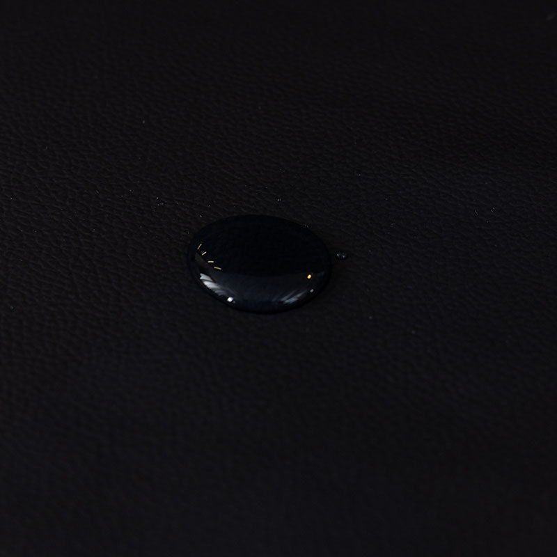 Jeté de Canapé en Simili Cuir Imperméable Noir