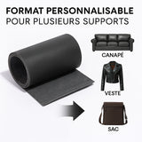 Patch Réparation Cuir Universel – Réparpatch Auto-Adhésif pour Tous Types de Cuir (50x138cm)