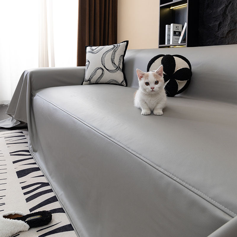 Style Premium et Praticité Quotidienne Jeté Effet Cuir