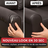 Patch Réparation Cuir Universel – Réparpatch Auto-Adhésif pour Tous Types de Cuir (50x138cm)