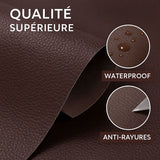 Patch Réparation Cuir Universel – Réparpatch Auto-Adhésif pour Tous Types de Cuir (50x138cm)