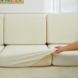 EasyDrap™ Blanc cassé - Housse Déperlante Pour Coussin de Canapé