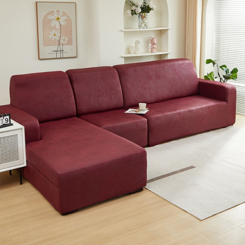 Bordeaux - Housse de Canapé en Simili cuir Imperméable