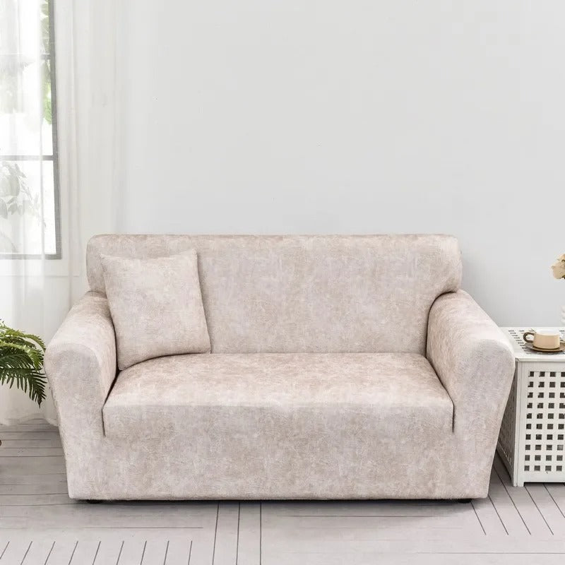 Crème - Housse de Canapé en Simili cuir Imperméable