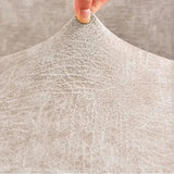 Crème - Housse de Canapé en Simili cuir Imperméable
