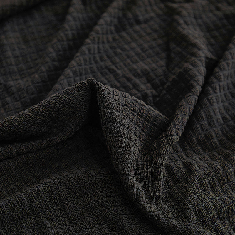 Housse de coussin de canapé déperlante, Noir, posée sur les coussins d'assise et de dossier d'un canapé — vue 7