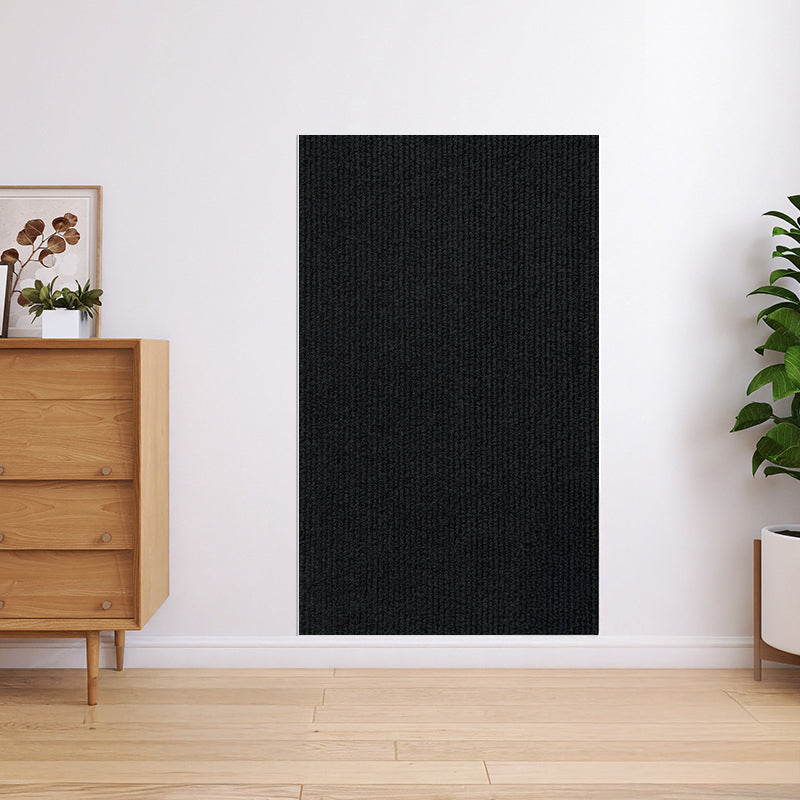 Tapis à griffer ScratchGuard™, coloris Noir, en panneau collé au mur