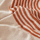 Jeté de Canapé Tissé Arches Orange