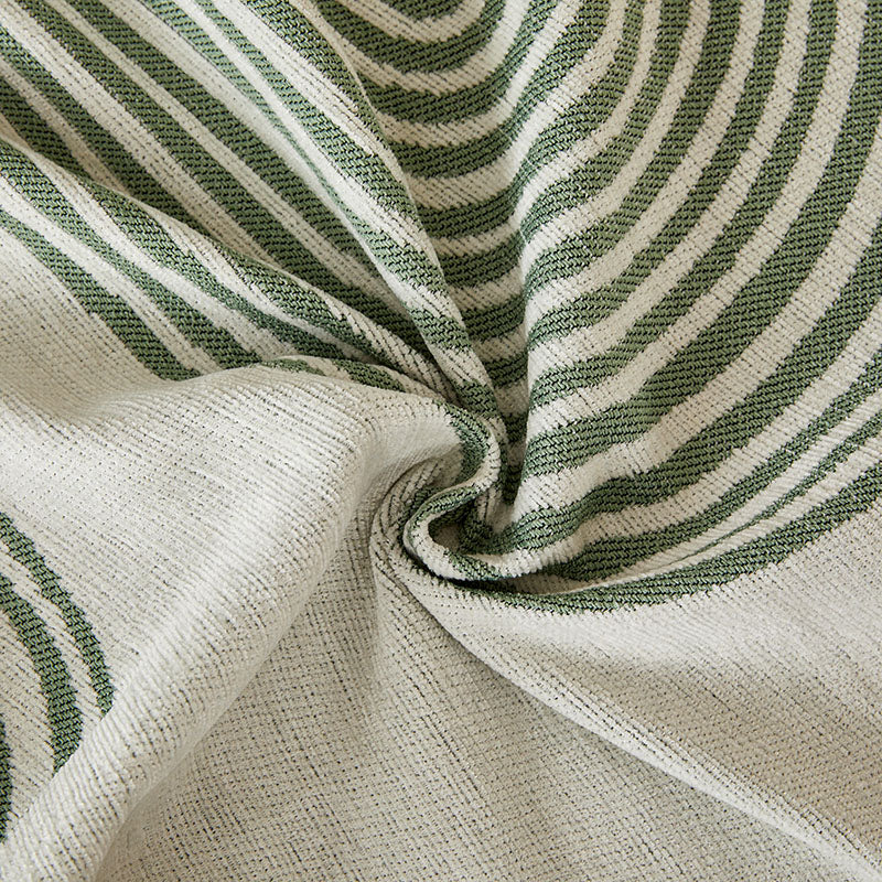 Jeté de canapé tissé Vert menthe arches, posé et drapé sur un canapé — vue 5