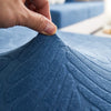 Bleu ciel - Housse polaire pour coussins de canapé - Motif Palmier La Maison des Housses