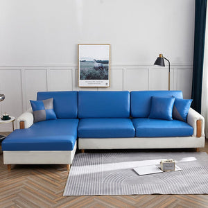EasyDrap™ Bleu – Housse Simili Cuir Imperméable