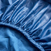 Bleu - Housse en Simili cuir pour Coussins de Canapé La Maison des Housses