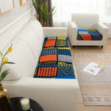Housse pour coussin de canapé — Marine carrés graphiques