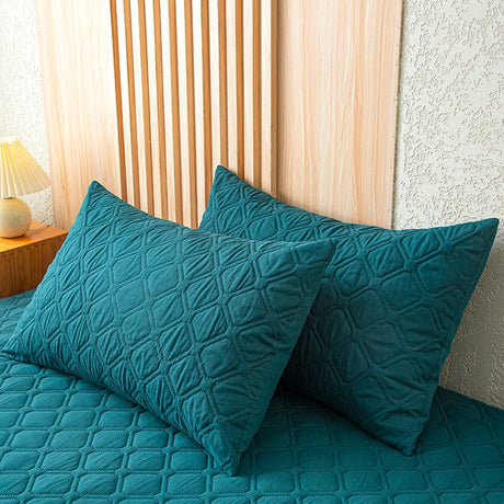 Draps housse Bleu Canard - Drap housse Imperméable La Maison des Housses