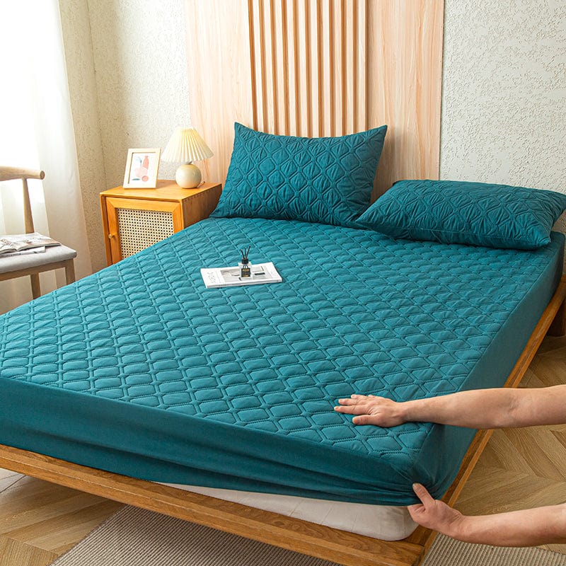 Draps housse Bleu Canard - Drap housse Imperméable La Maison des Housses
