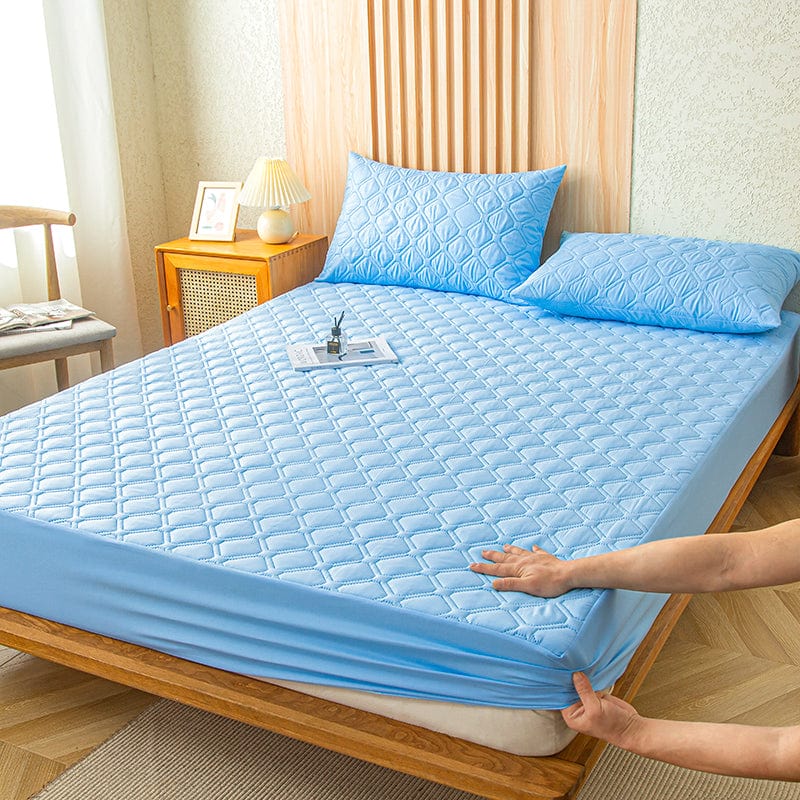 Draps housse Bleu Ciel - Drap housse Imperméable La Maison des Housses