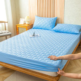 Draps housse Bleu Ciel - Drap housse Imperméable La Maison des Housses