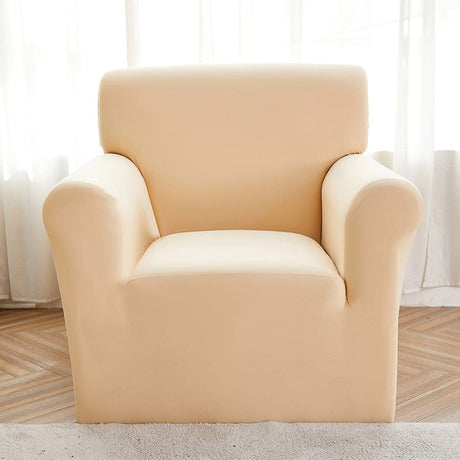 Housse de fauteuil extensible Beige