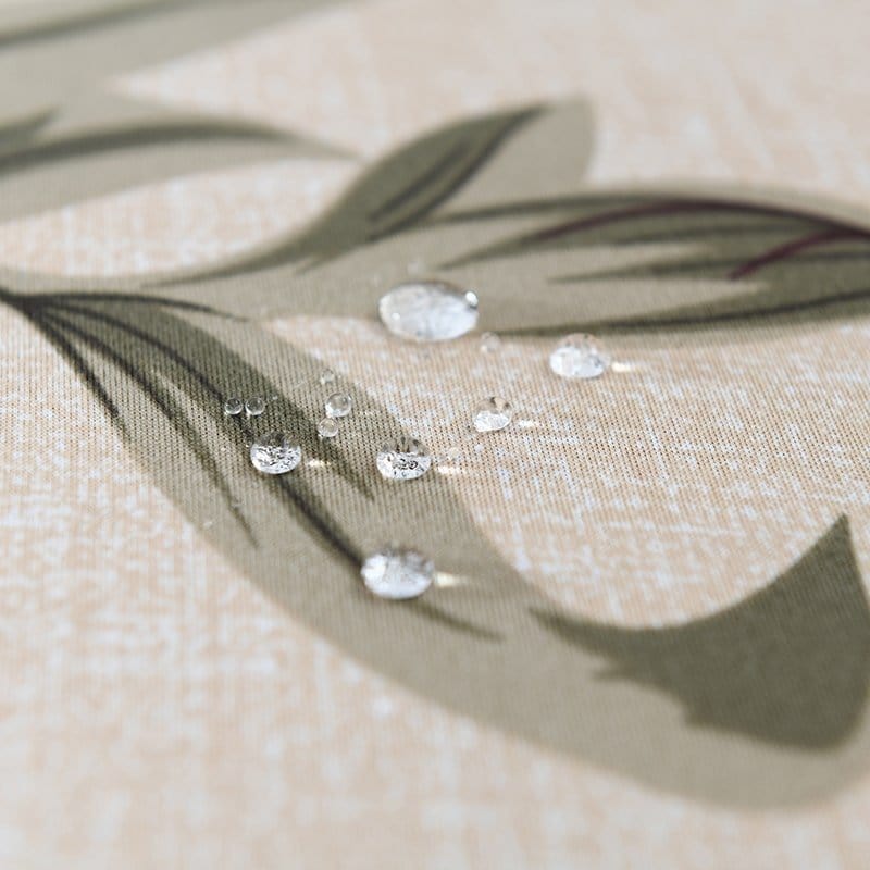 Housse de canapé déperlante Écru fleurs blanches — vue 2