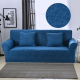 Housse de canapé extensible Bleu jean chiné