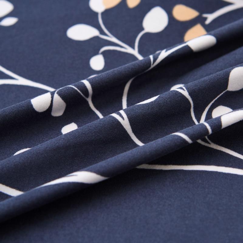 Housse de canapé extensible Bleu marine branches — vue 2